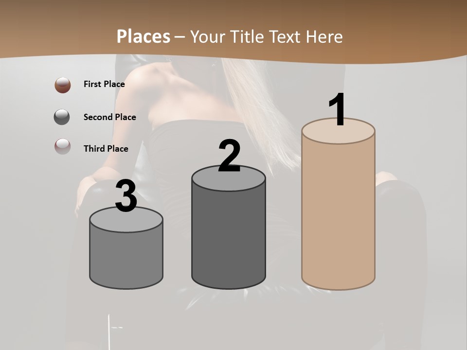 Earrings Wind Model PowerPoint Template
