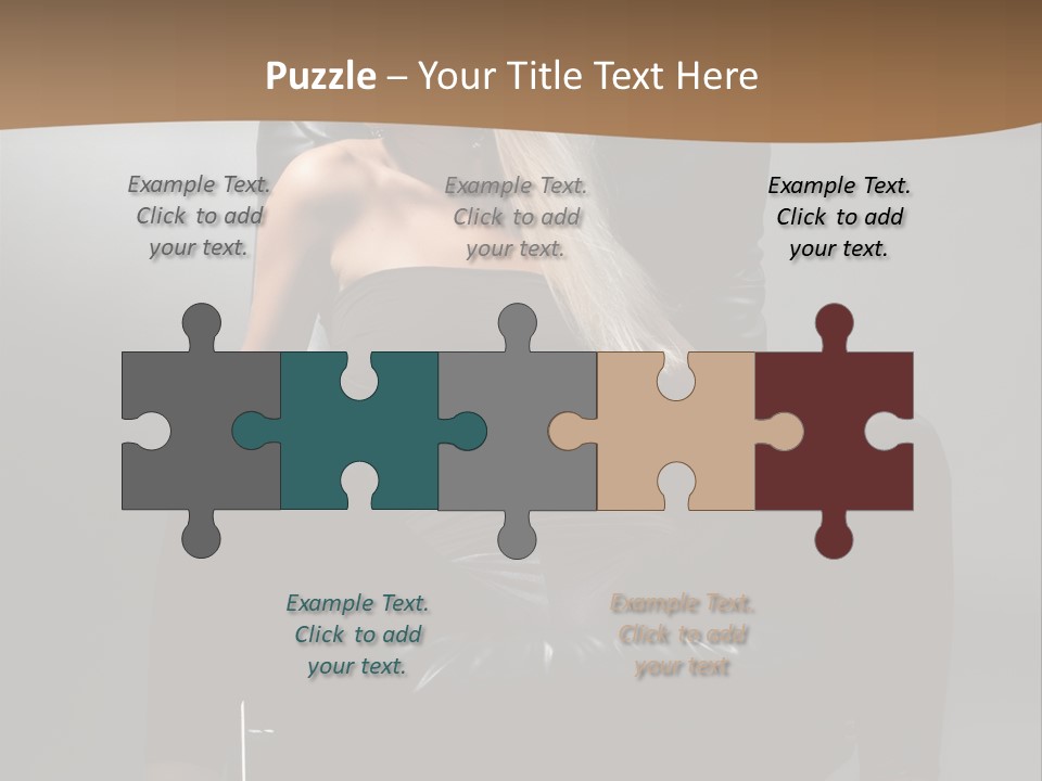 Earrings Wind Model PowerPoint Template