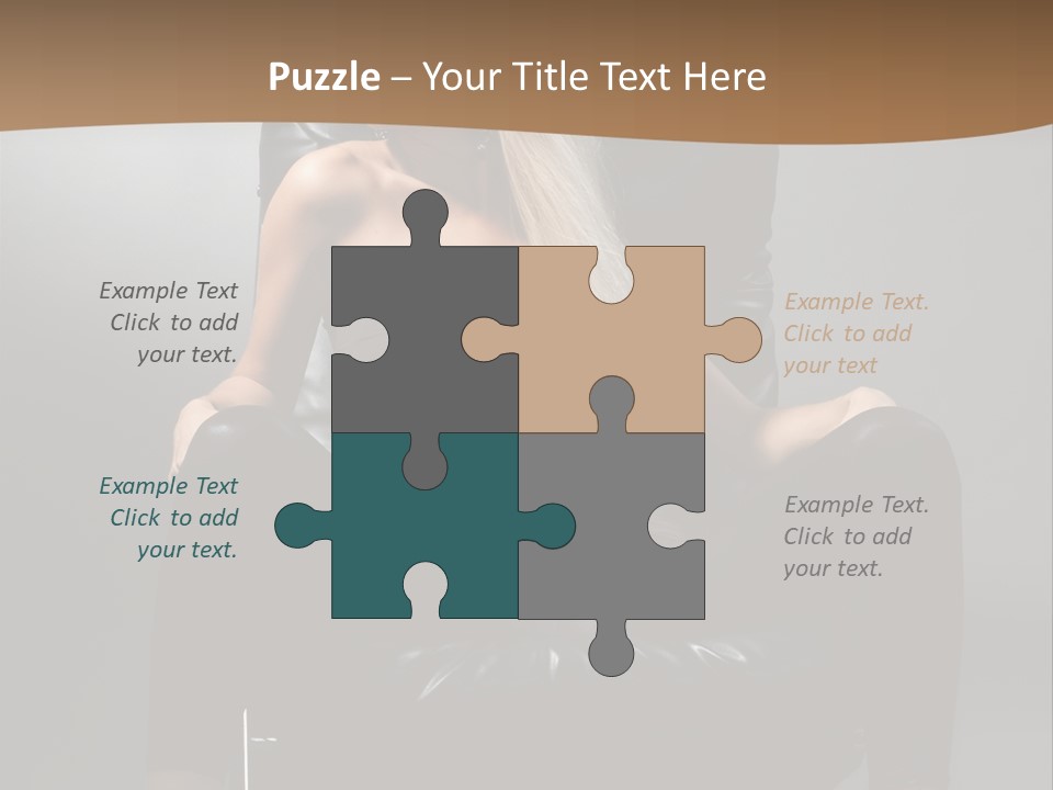 Earrings Wind Model PowerPoint Template