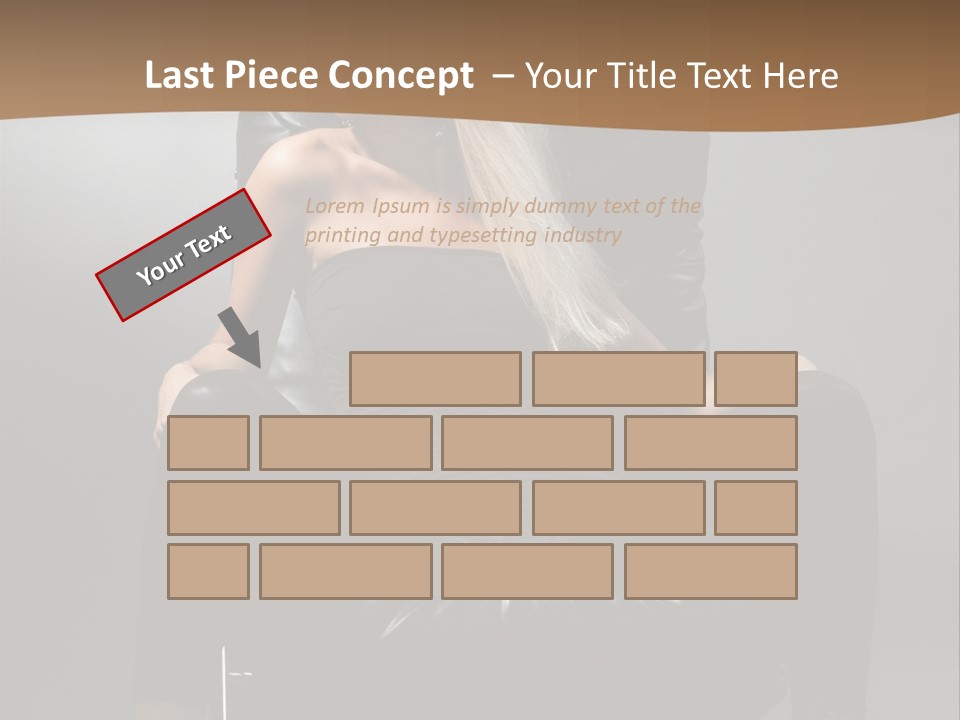 Earrings Wind Model PowerPoint Template