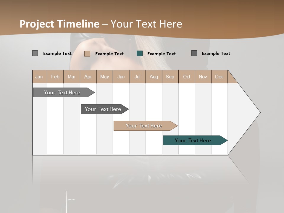 Earrings Wind Model PowerPoint Template