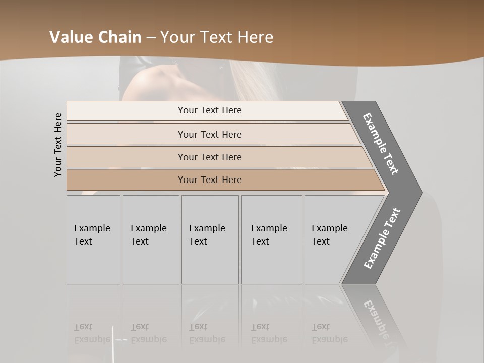 Earrings Wind Model PowerPoint Template