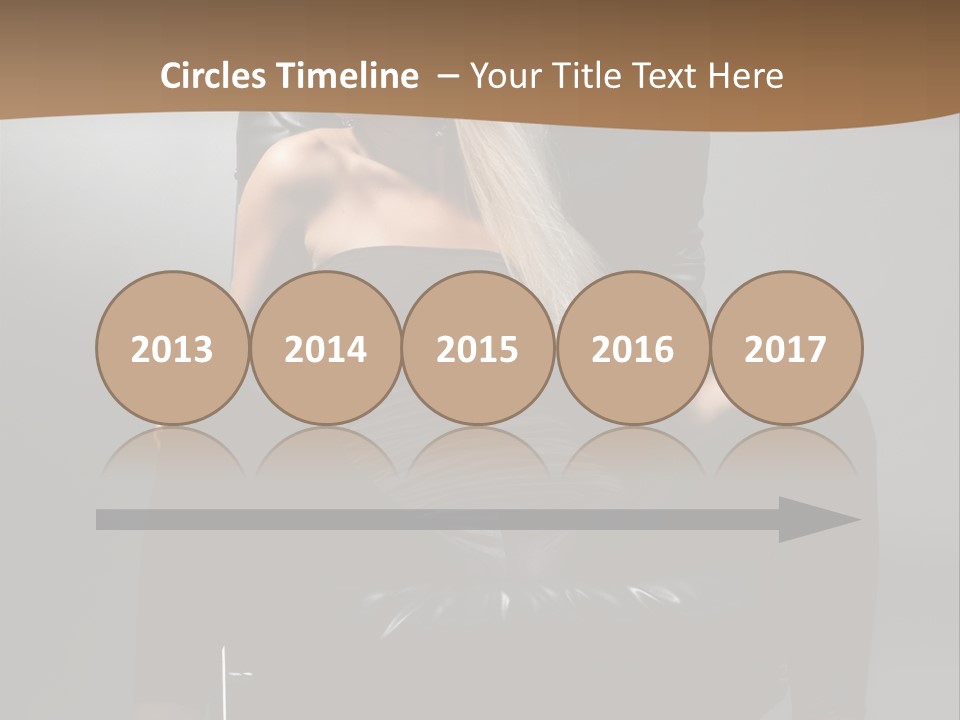 Earrings Wind Model PowerPoint Template