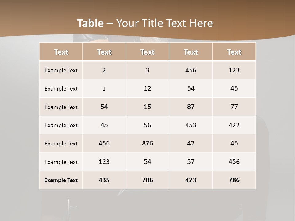 Earrings Wind Model PowerPoint Template