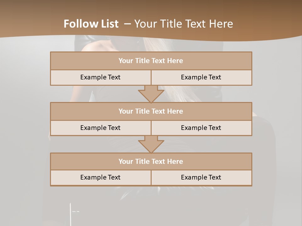 Earrings Wind Model PowerPoint Template