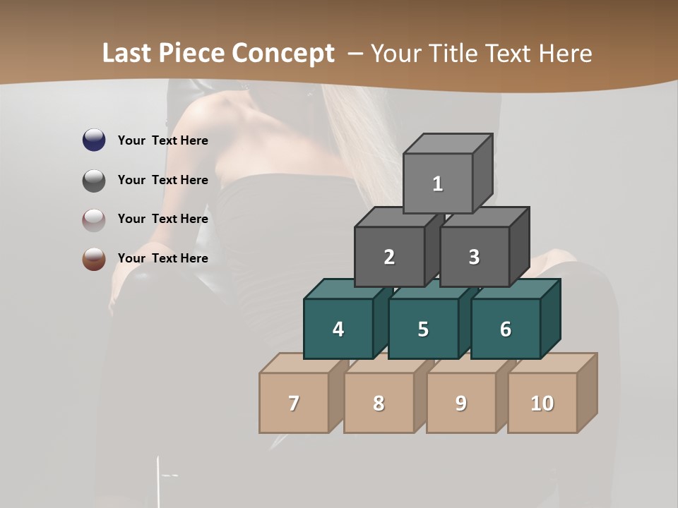 Earrings Wind Model PowerPoint Template