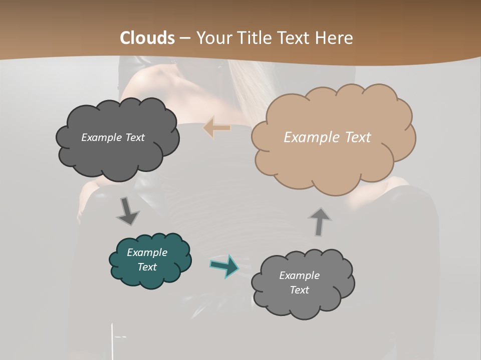 Earrings Wind Model PowerPoint Template