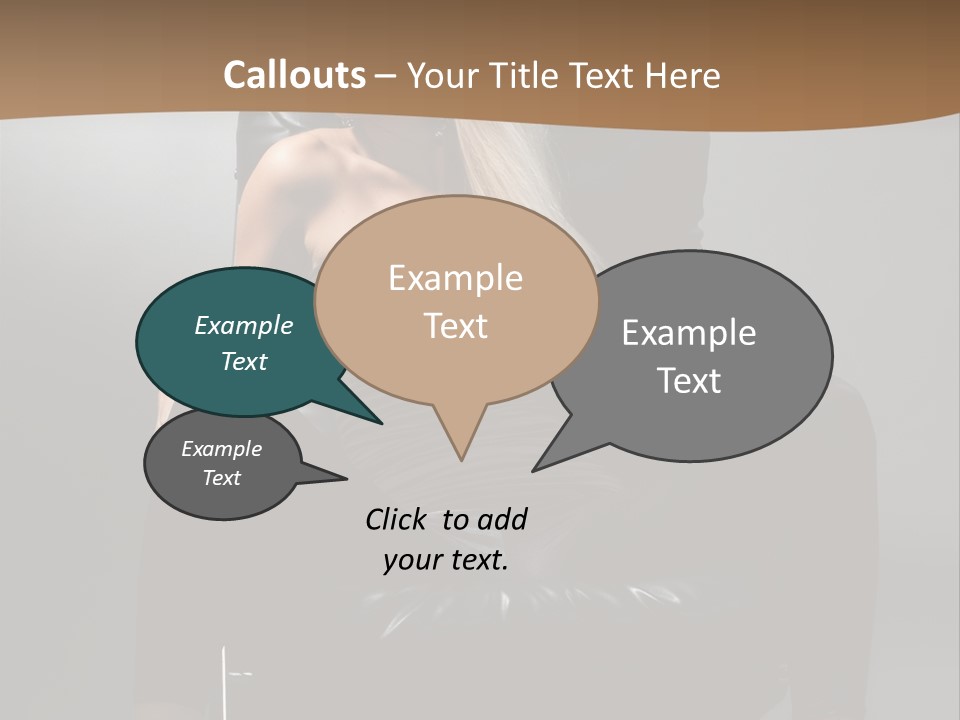 Earrings Wind Model PowerPoint Template