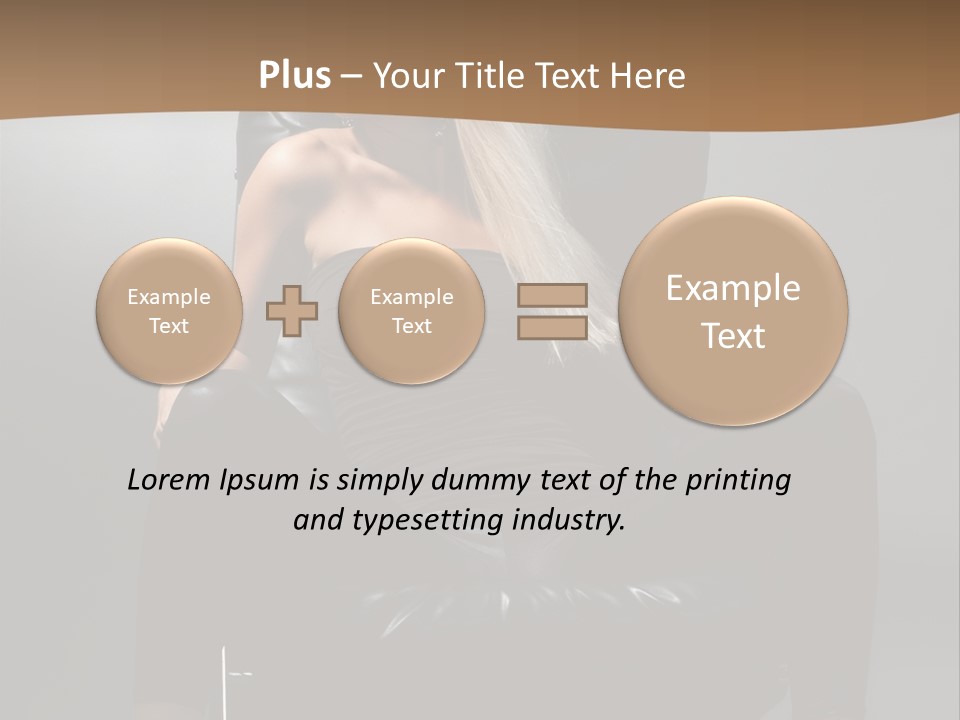 Earrings Wind Model PowerPoint Template
