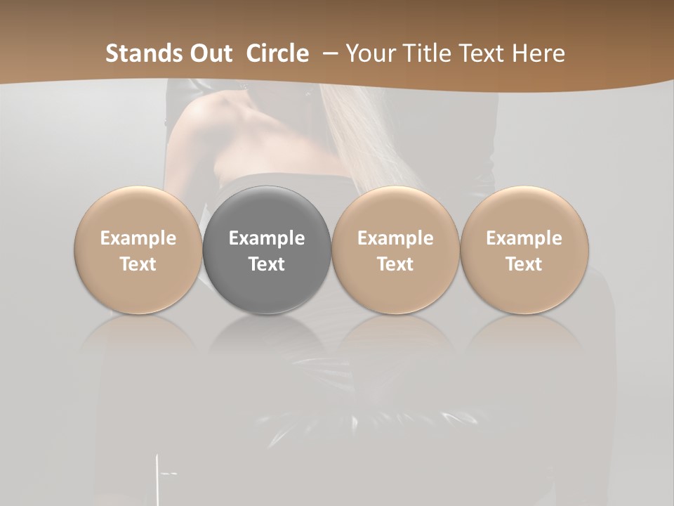 Earrings Wind Model PowerPoint Template