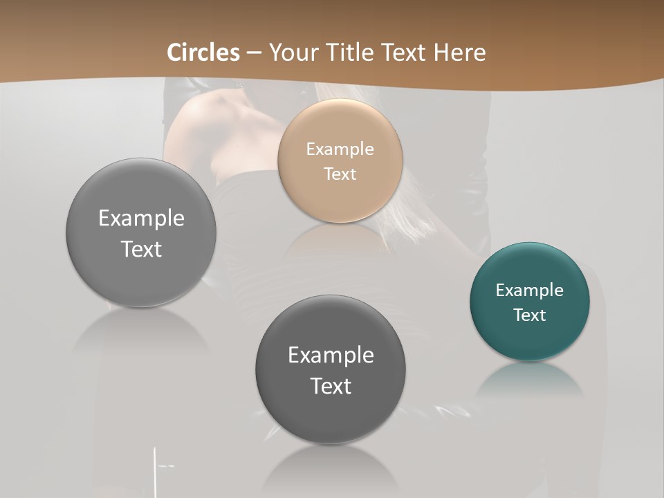 Earrings Wind Model PowerPoint Template