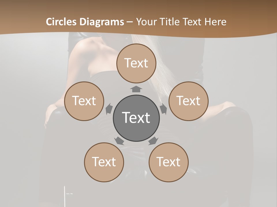 Earrings Wind Model PowerPoint Template