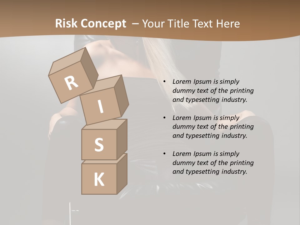 Earrings Wind Model PowerPoint Template