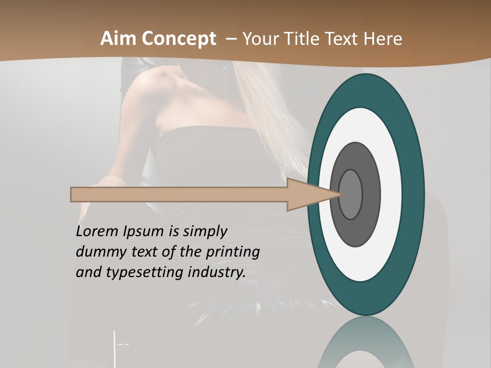 Earrings Wind Model PowerPoint Template