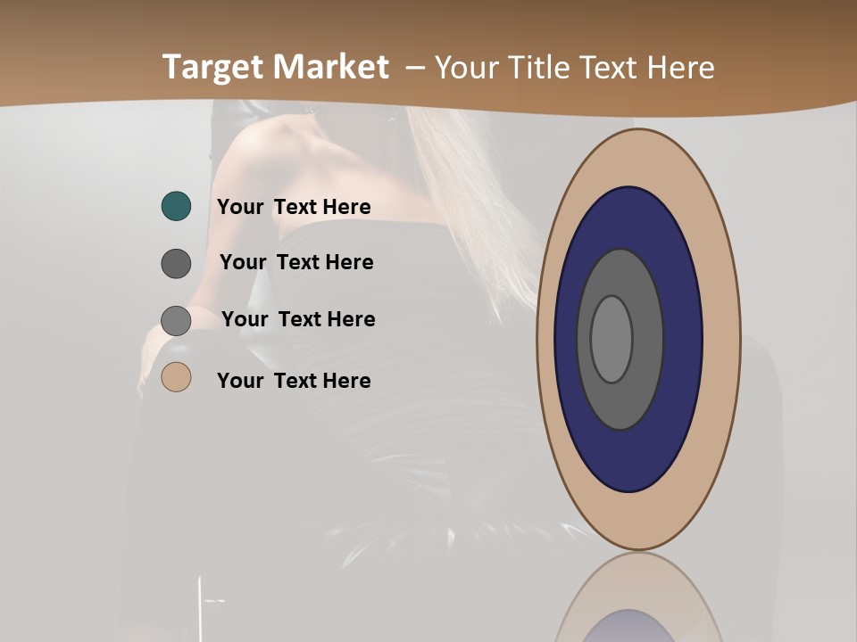 Earrings Wind Model PowerPoint Template