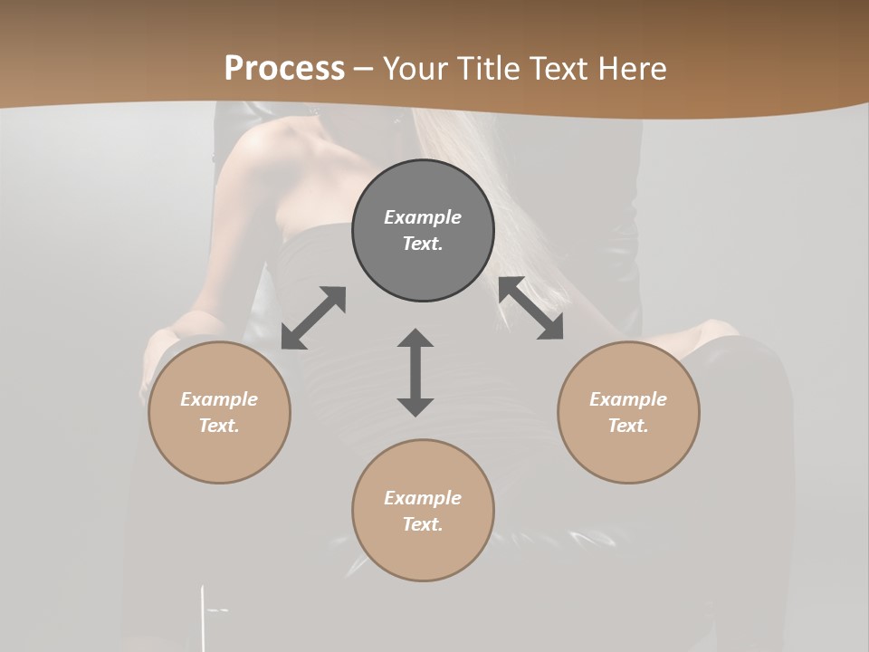 Earrings Wind Model PowerPoint Template