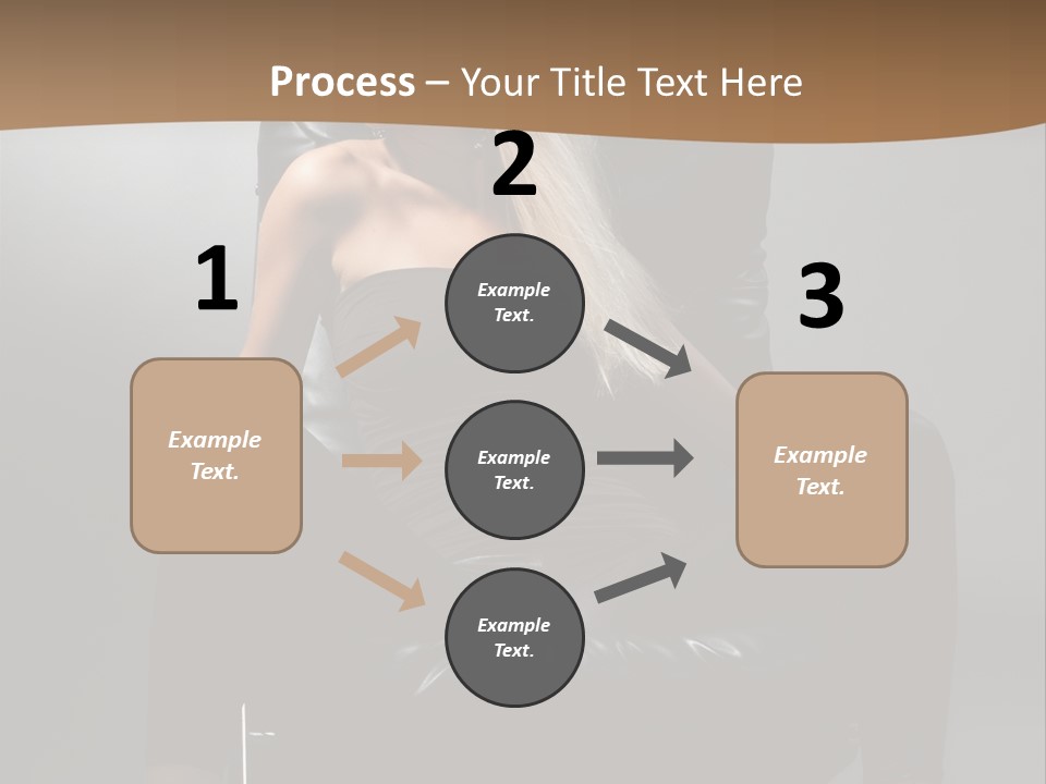 Earrings Wind Model PowerPoint Template