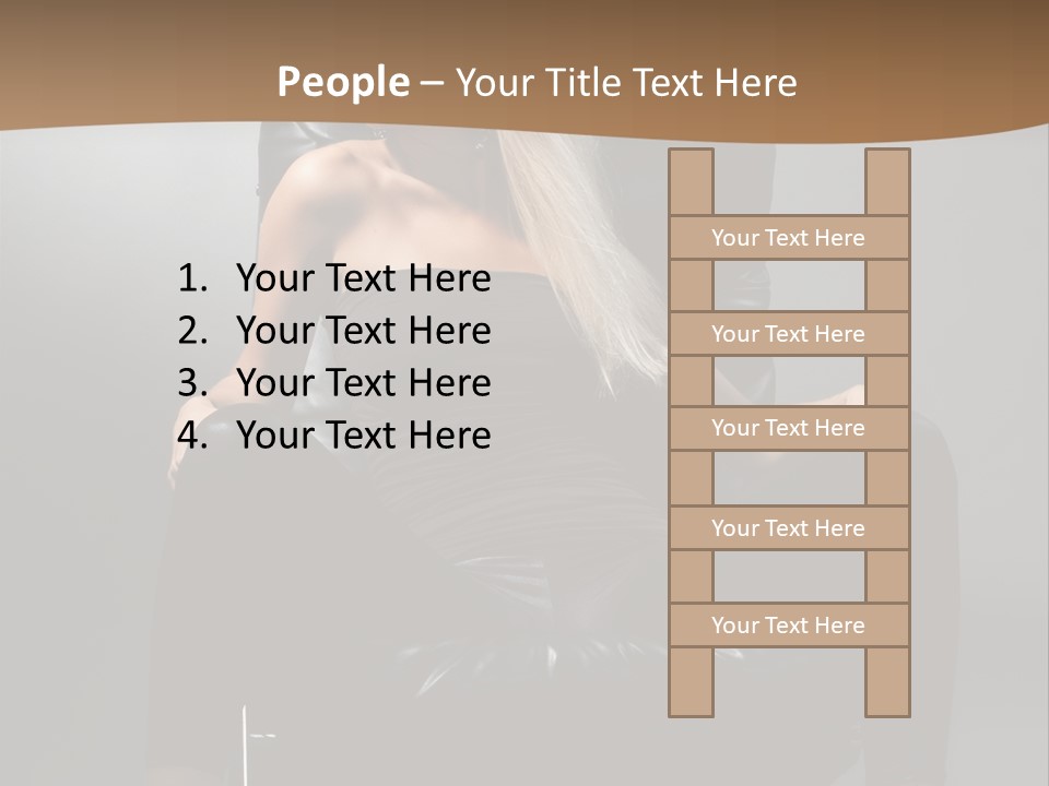 Earrings Wind Model PowerPoint Template