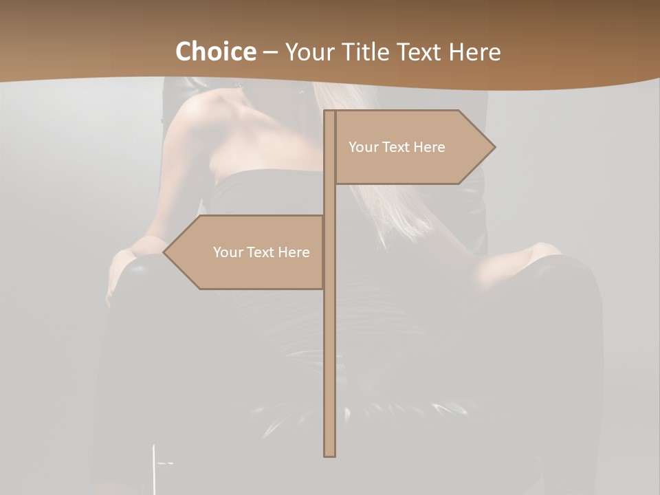 Earrings Wind Model PowerPoint Template