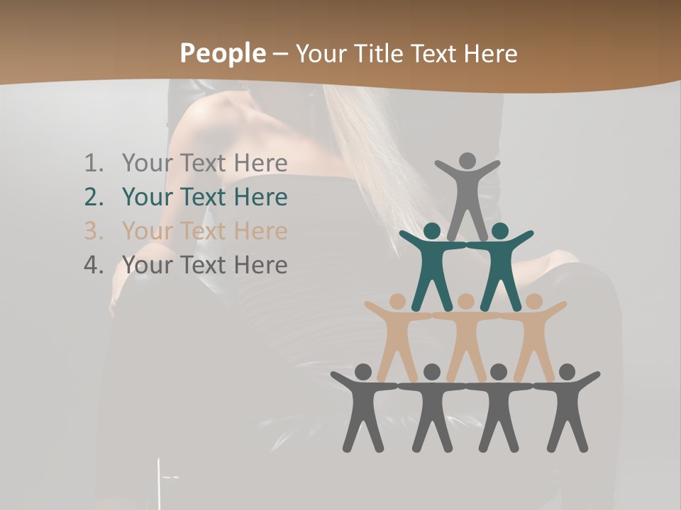 Earrings Wind Model PowerPoint Template