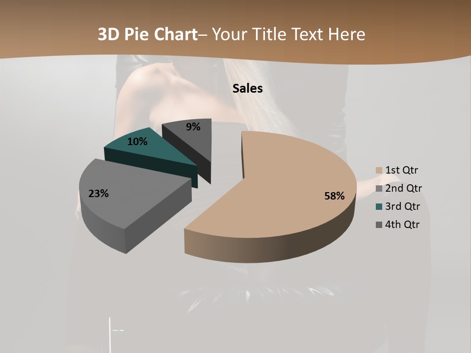 Earrings Wind Model PowerPoint Template