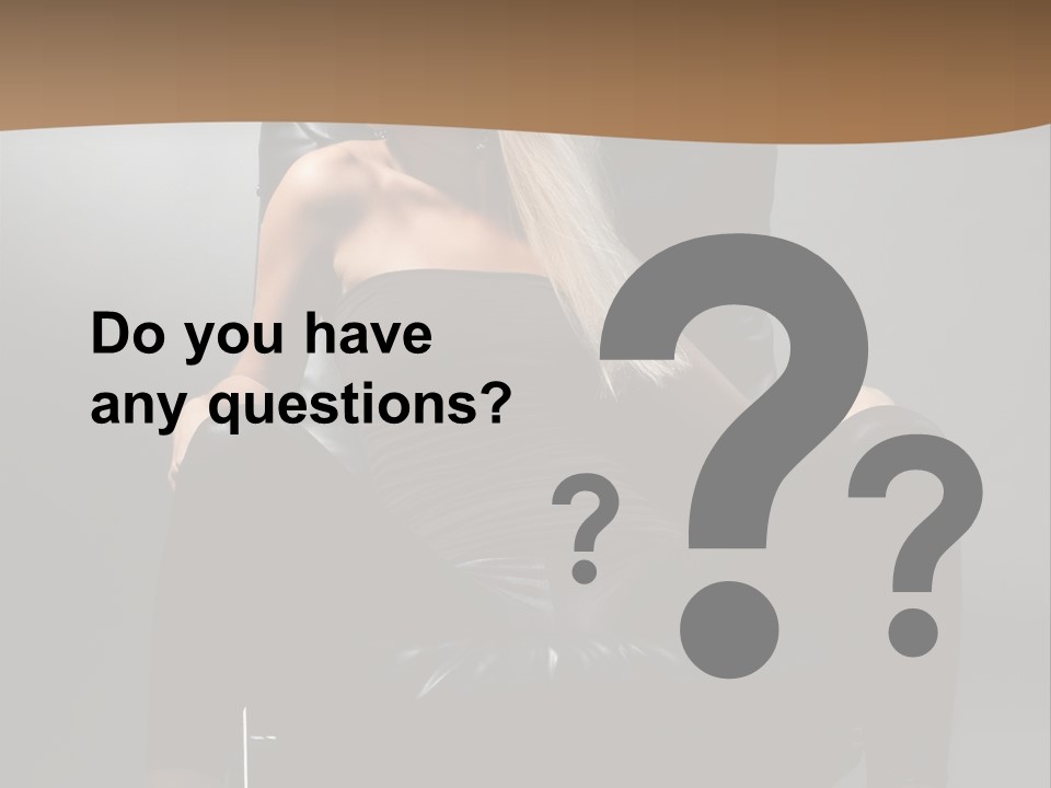 Earrings Wind Model PowerPoint Template