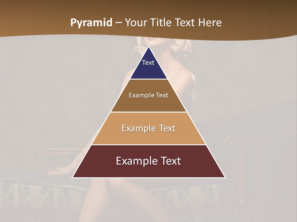 Luxury Woman Sofa PowerPoint Template