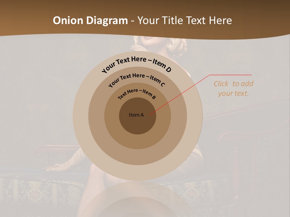 Luxury Woman Sofa PowerPoint Template