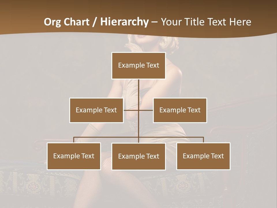 Luxury Woman Sofa PowerPoint Template