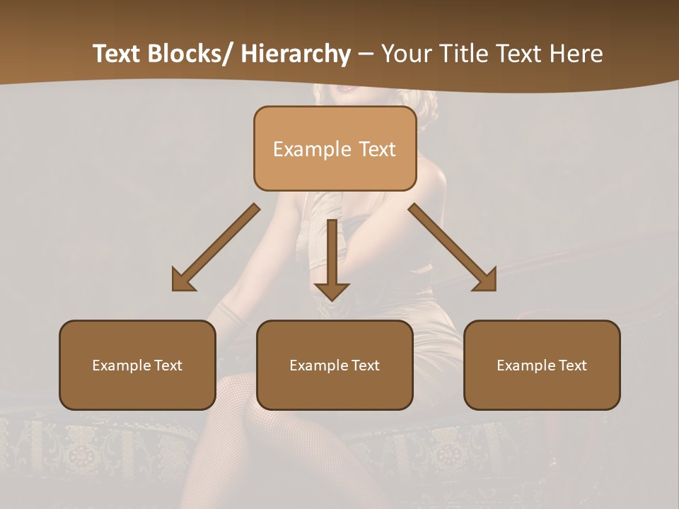 Luxury Woman Sofa PowerPoint Template