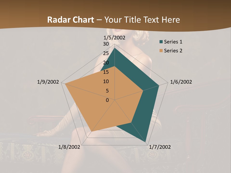 Luxury Woman Sofa PowerPoint Template