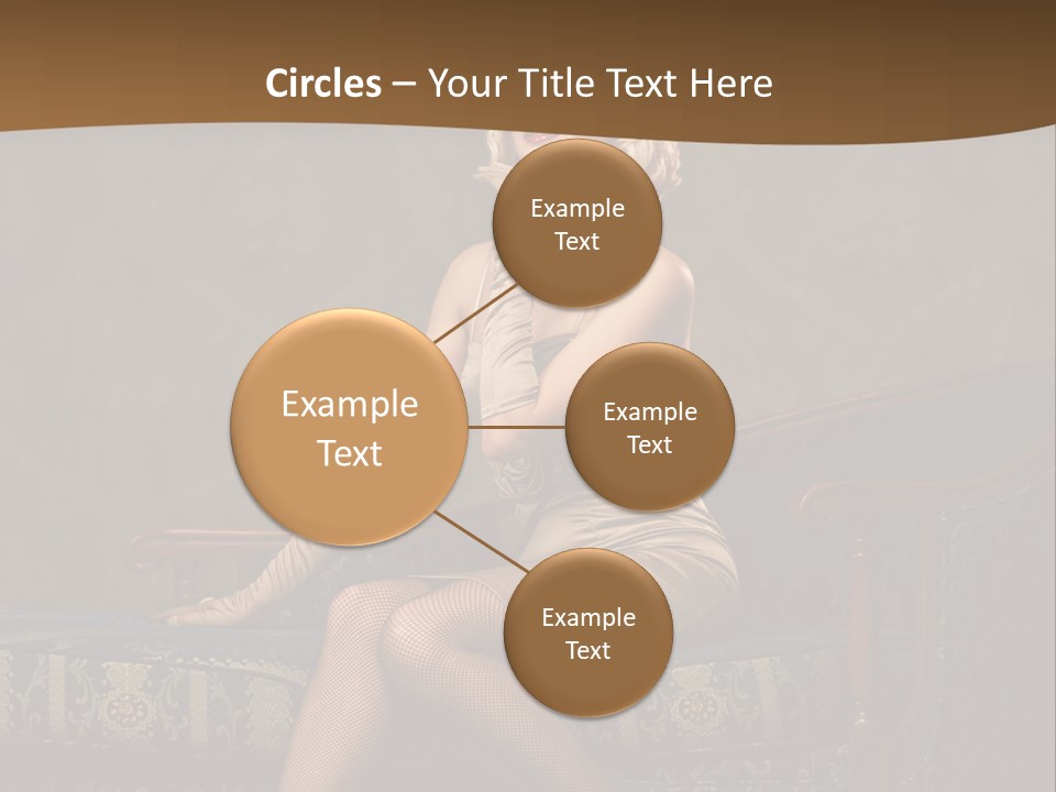 Luxury Woman Sofa PowerPoint Template