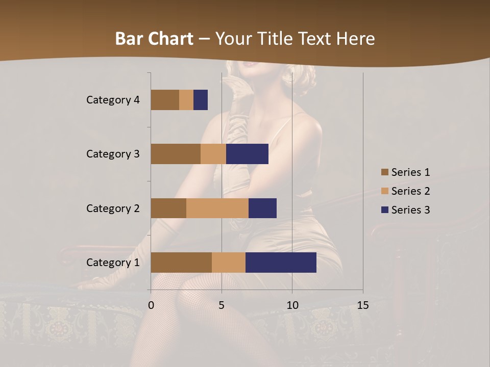 Luxury Woman Sofa PowerPoint Template