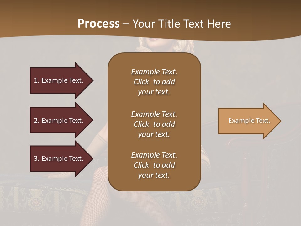 Luxury Woman Sofa PowerPoint Template