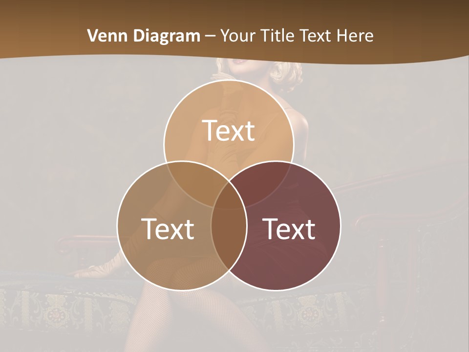 Luxury Woman Sofa PowerPoint Template