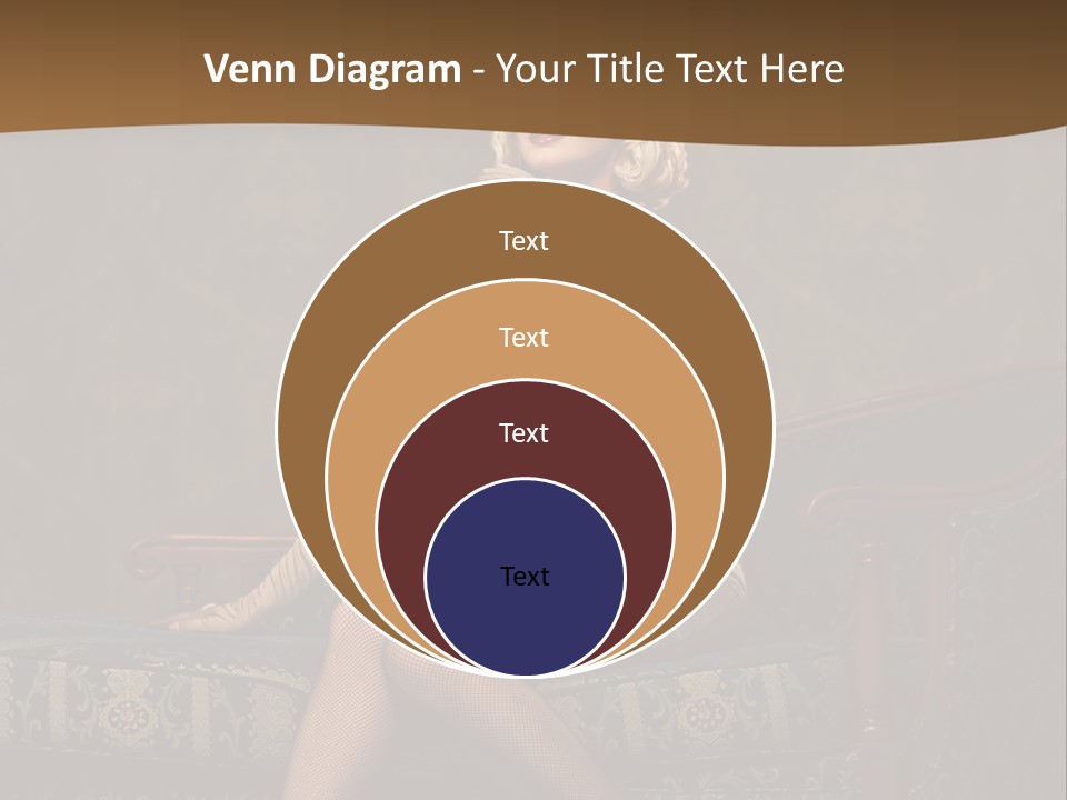 Luxury Woman Sofa PowerPoint Template