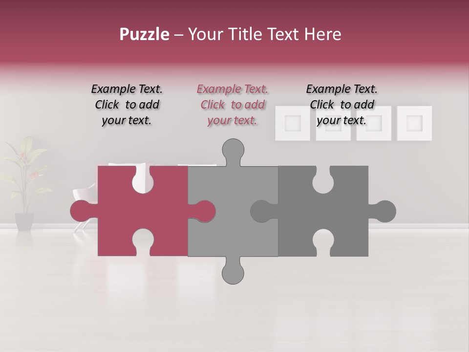 Residential Sofa Furniture PowerPoint Template