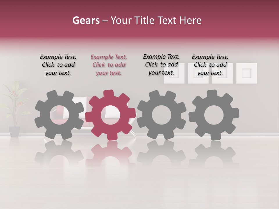 Residential Sofa Furniture PowerPoint Template