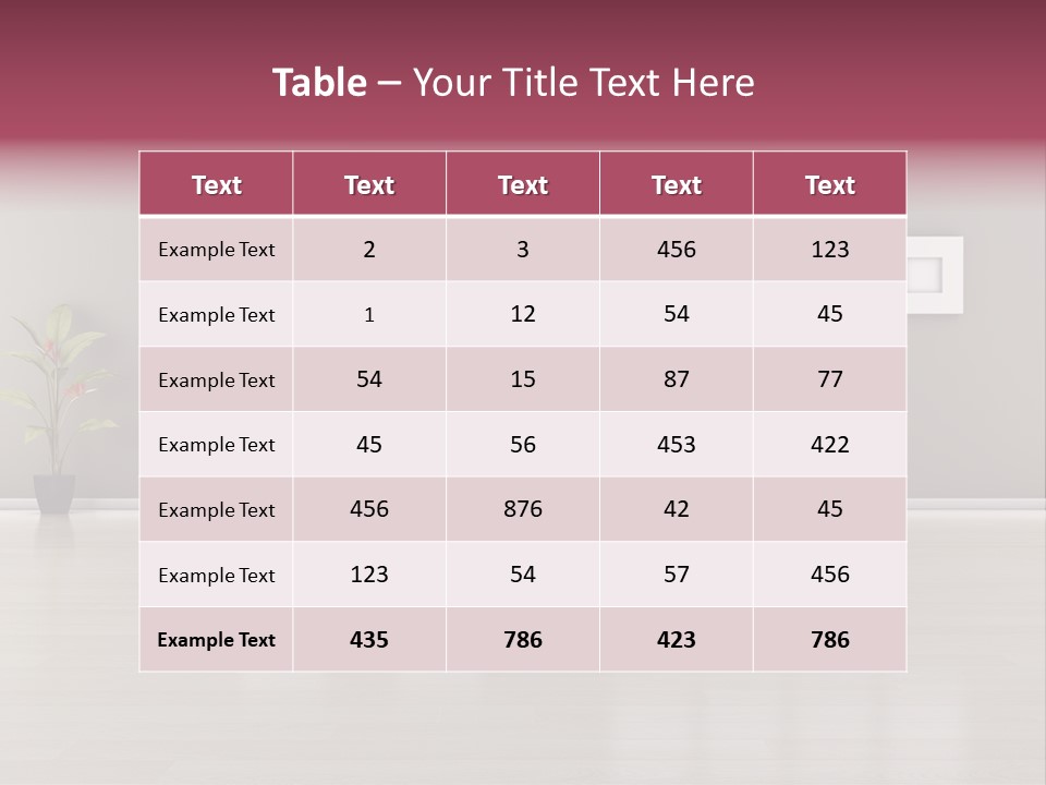 Residential Sofa Furniture PowerPoint Template