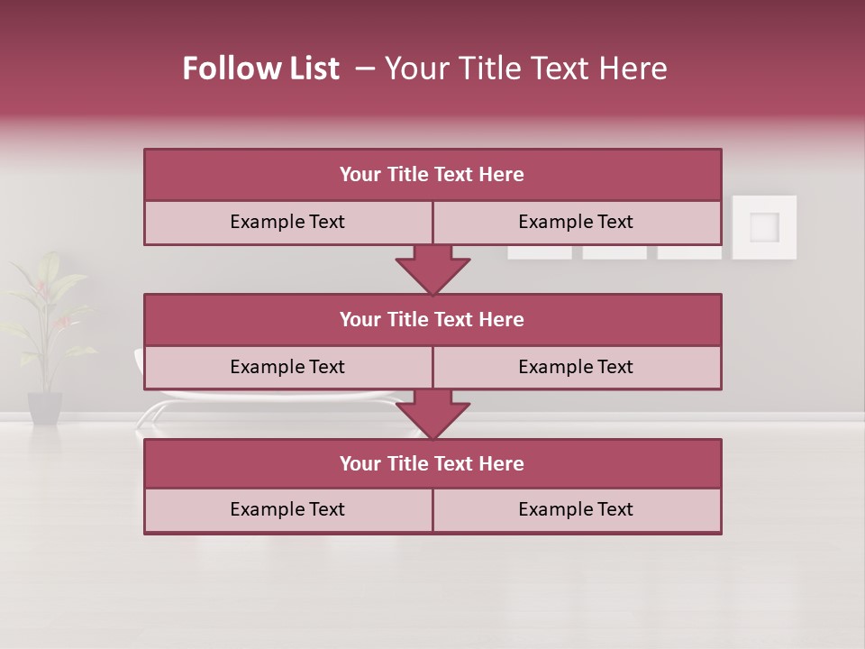 Residential Sofa Furniture PowerPoint Template