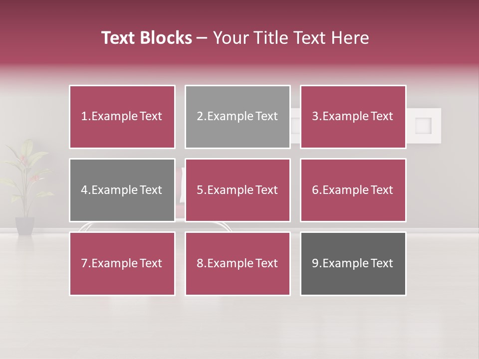 Residential Sofa Furniture PowerPoint Template