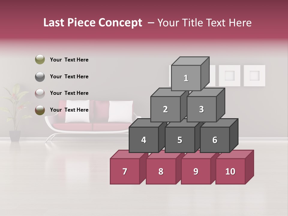 Residential Sofa Furniture PowerPoint Template