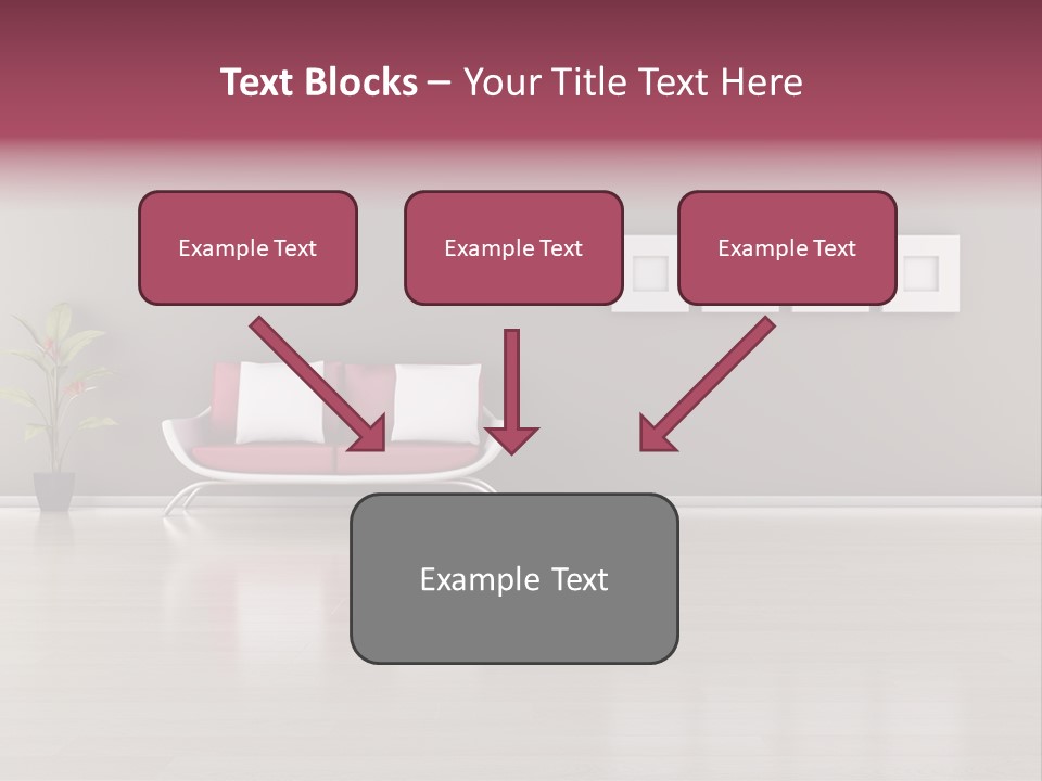 Residential Sofa Furniture PowerPoint Template