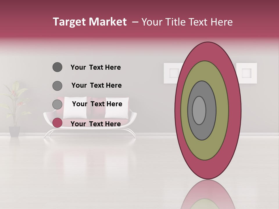 Residential Sofa Furniture PowerPoint Template