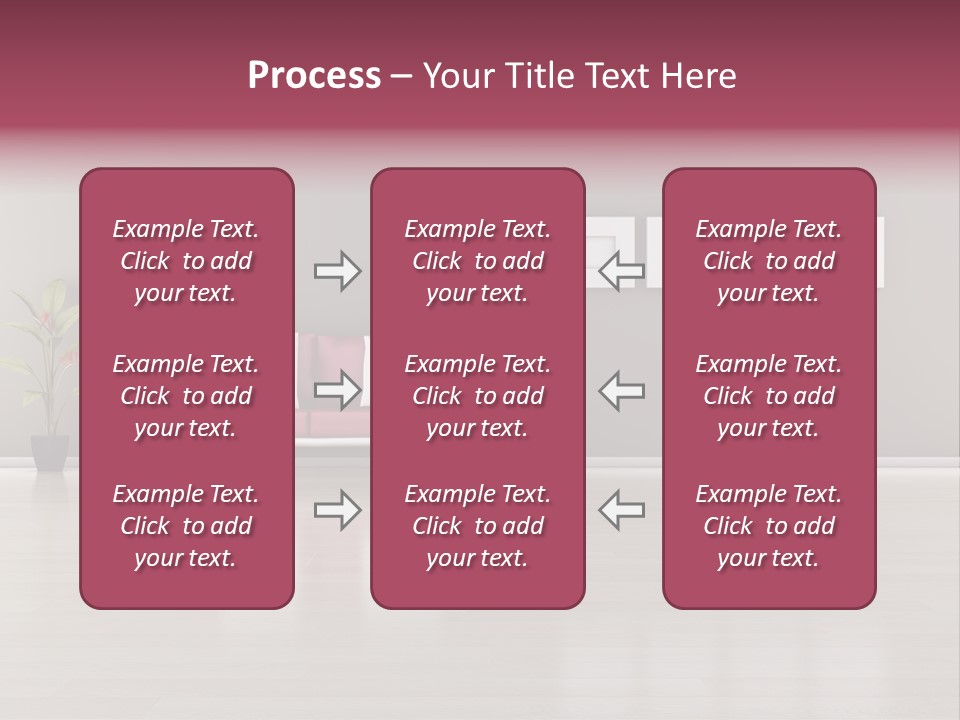 Residential Sofa Furniture PowerPoint Template