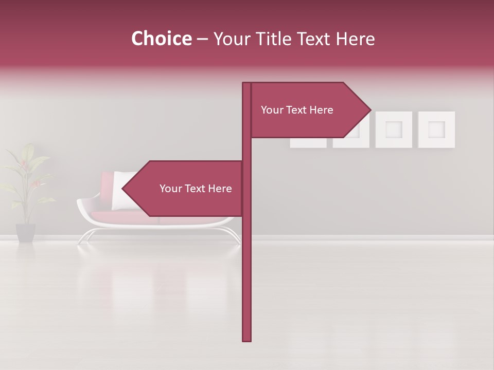 Residential Sofa Furniture PowerPoint Template