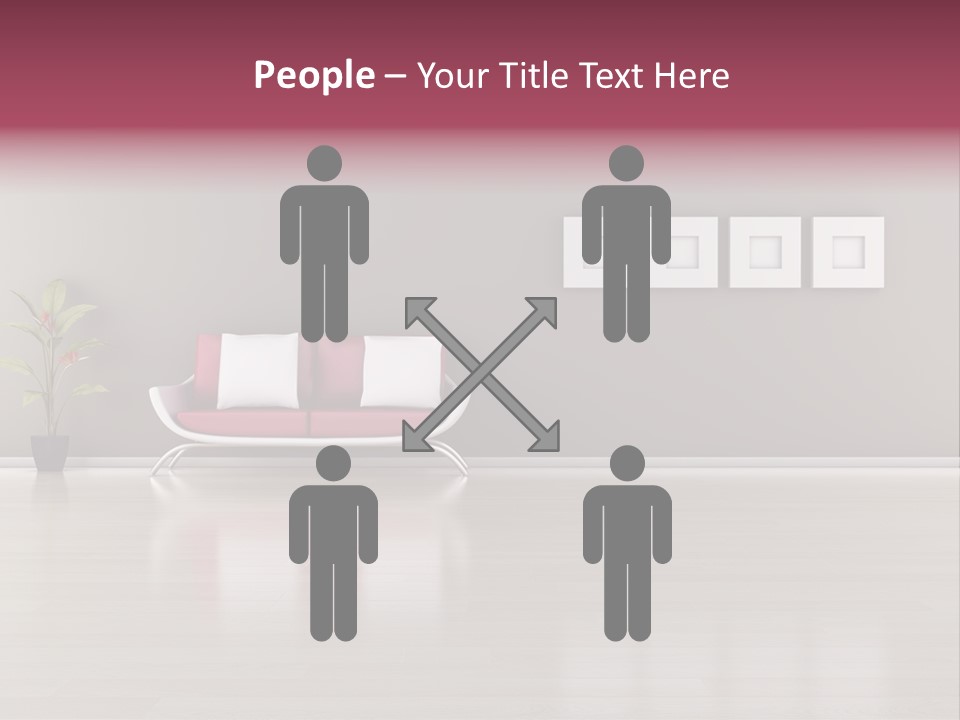 Residential Sofa Furniture PowerPoint Template