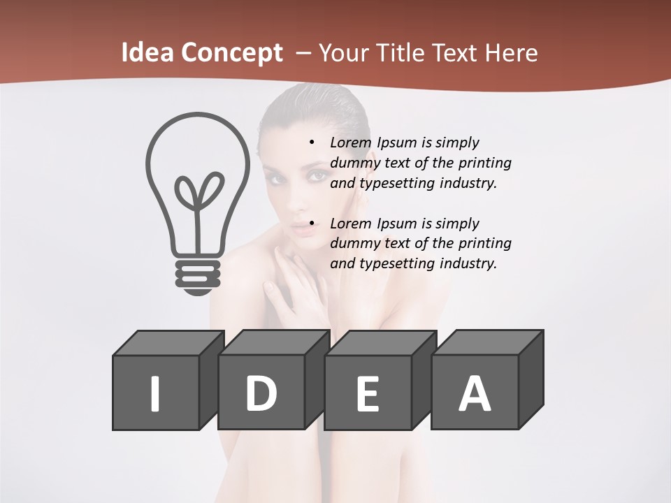 Cleanse White Cute PowerPoint Template