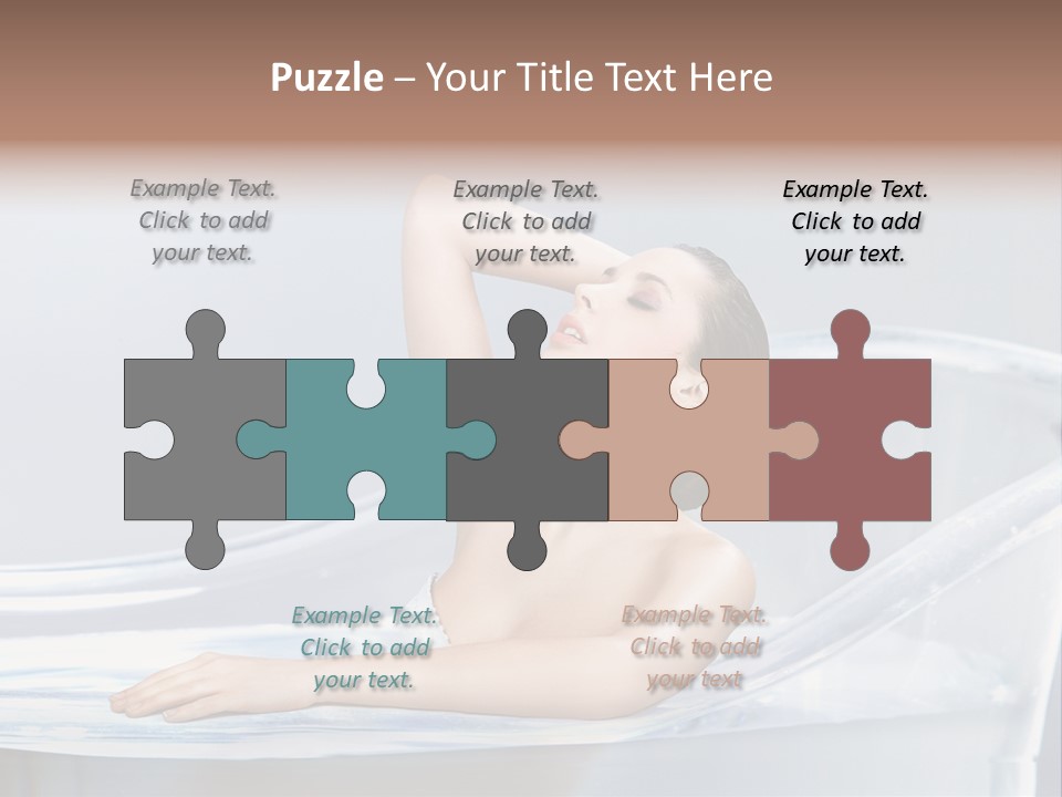 Wellness Bathtub Relaxation PowerPoint Template