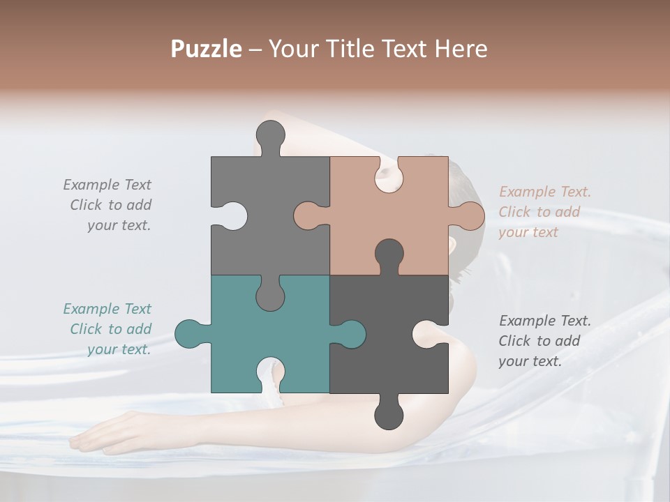 Wellness Bathtub Relaxation PowerPoint Template